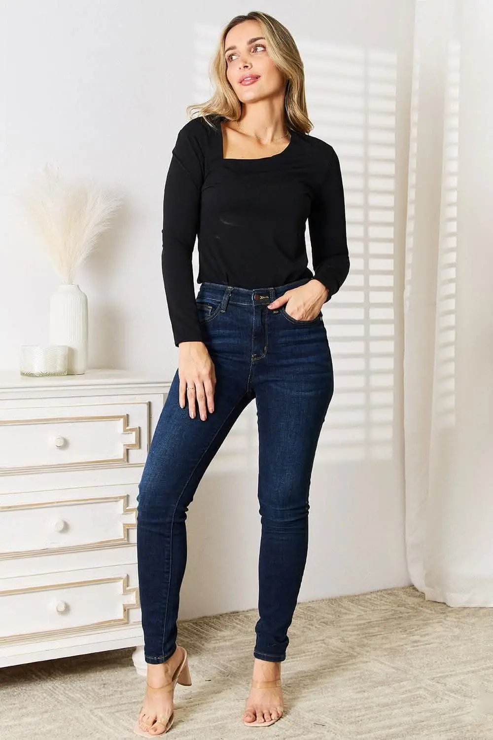 Trendsi Asymmetrical Top Rayon Blend — Relaxed Fit Everyday Style