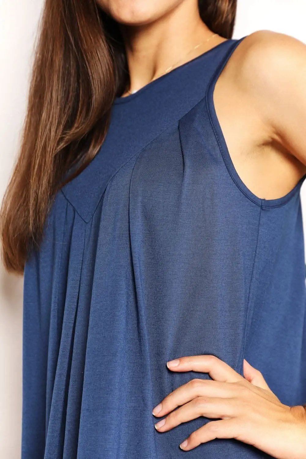 Dresses Trendsi Mini Dress Women's Casual Sleeveless Round Neck Soft Fit