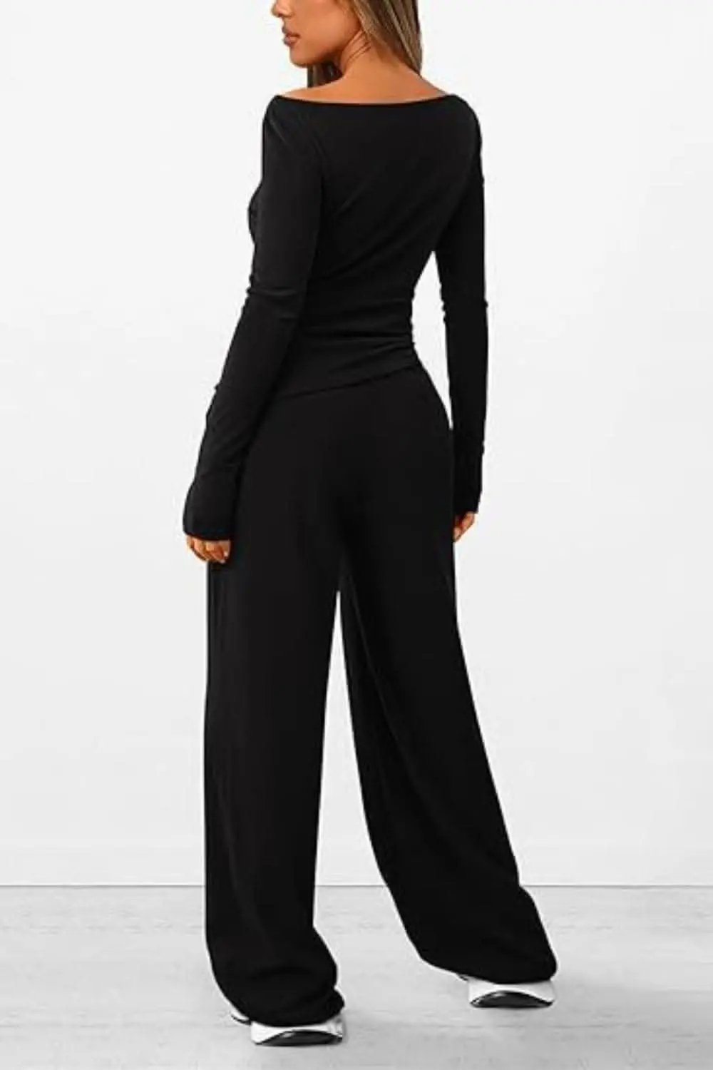 T-Shirts Trendsi Two-Piece Sets - Cozy two-piece lounge set with pockets - Premium Quality