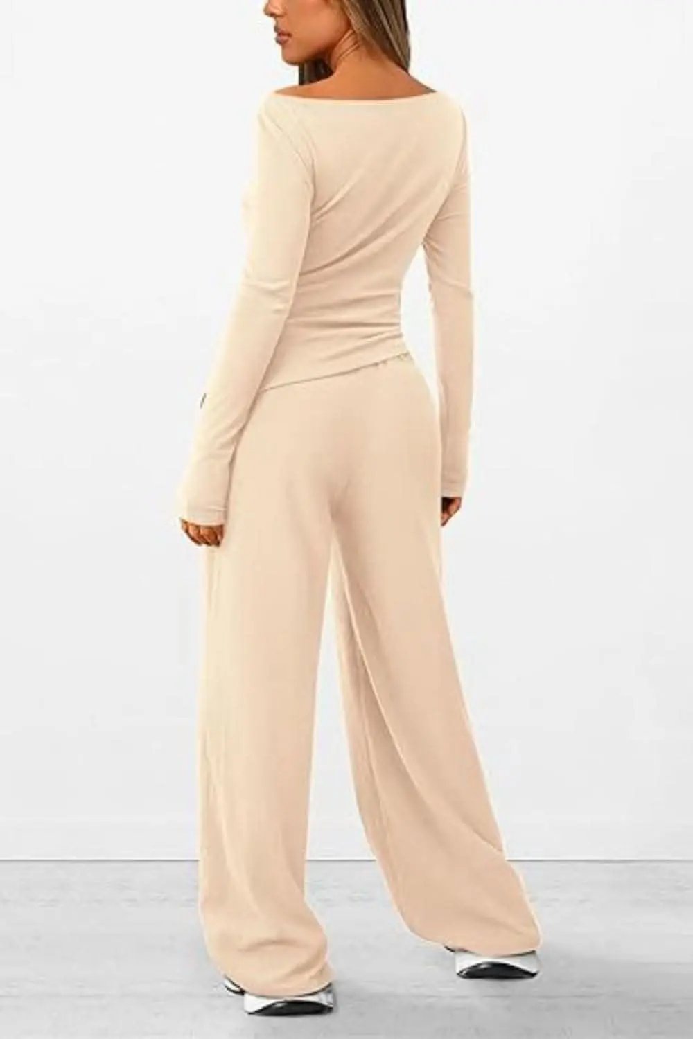 T-Shirts Trendsi Two-Piece Sets - Cozy two-piece lounge set with pockets - Premium Quality