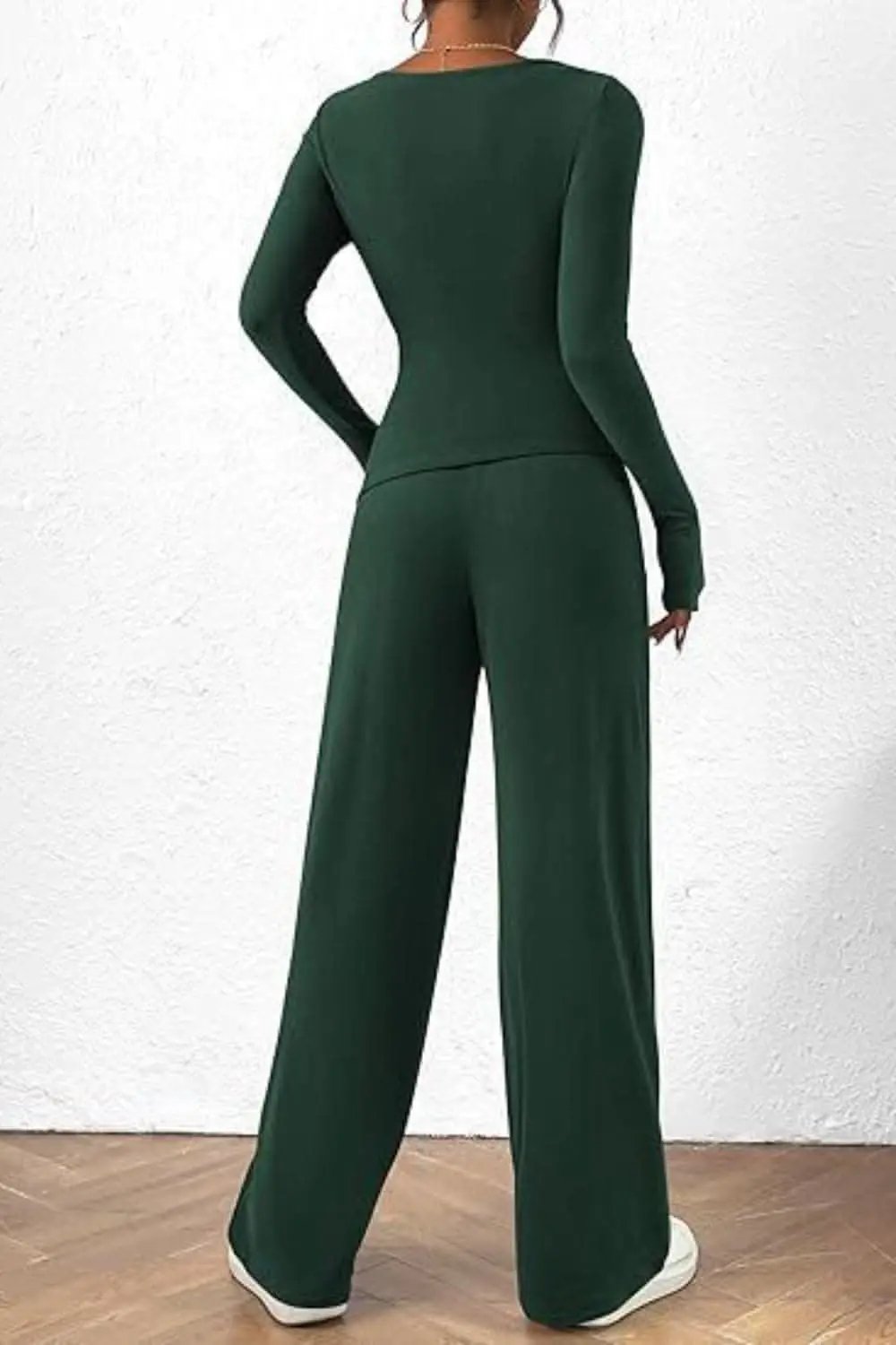 T-Shirts Trendsi Two-Piece Sets - Cozy two-piece lounge set with pockets - Premium Quality