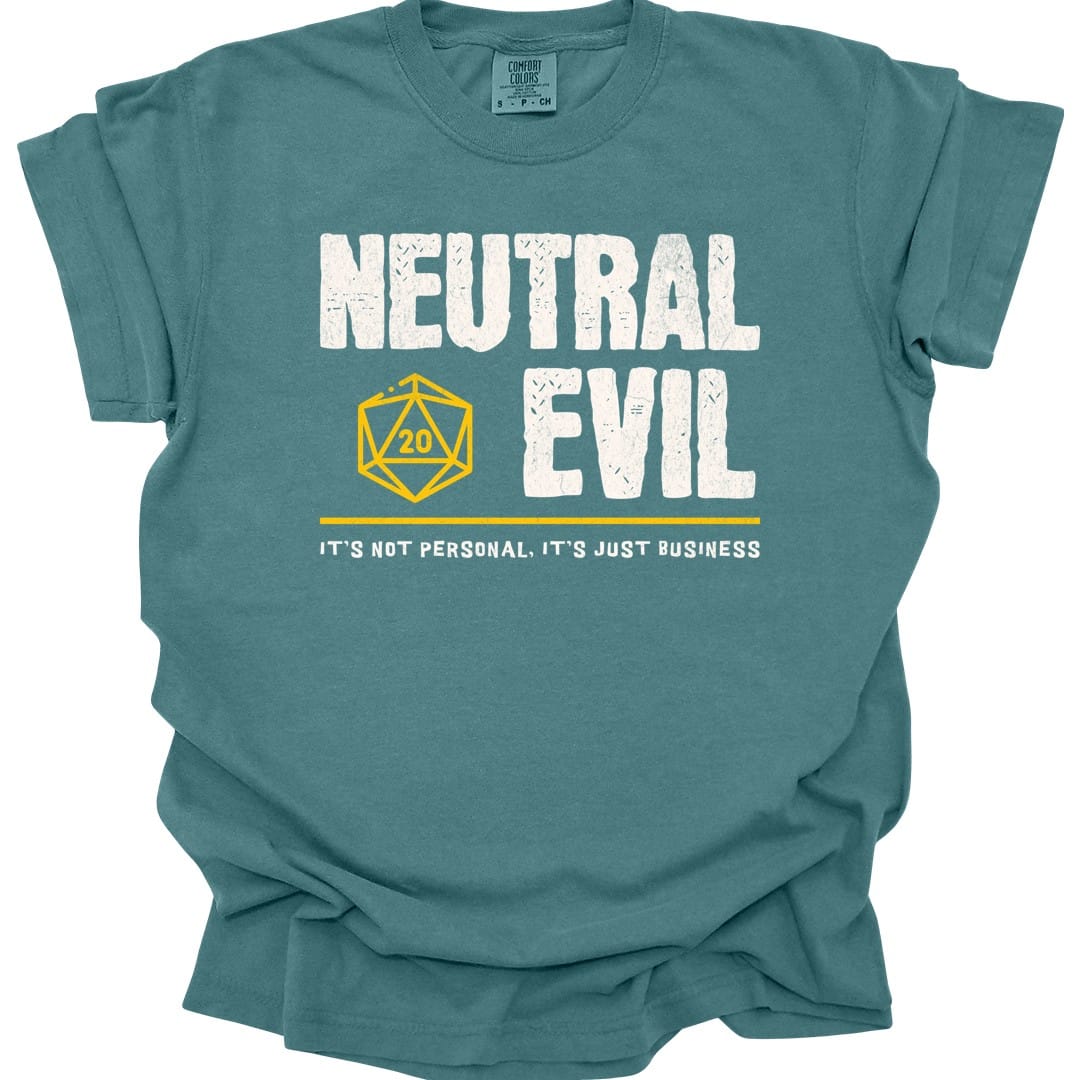 Neutral Evil Shirt - D&D Alignment T-shirt - Comfort Colors