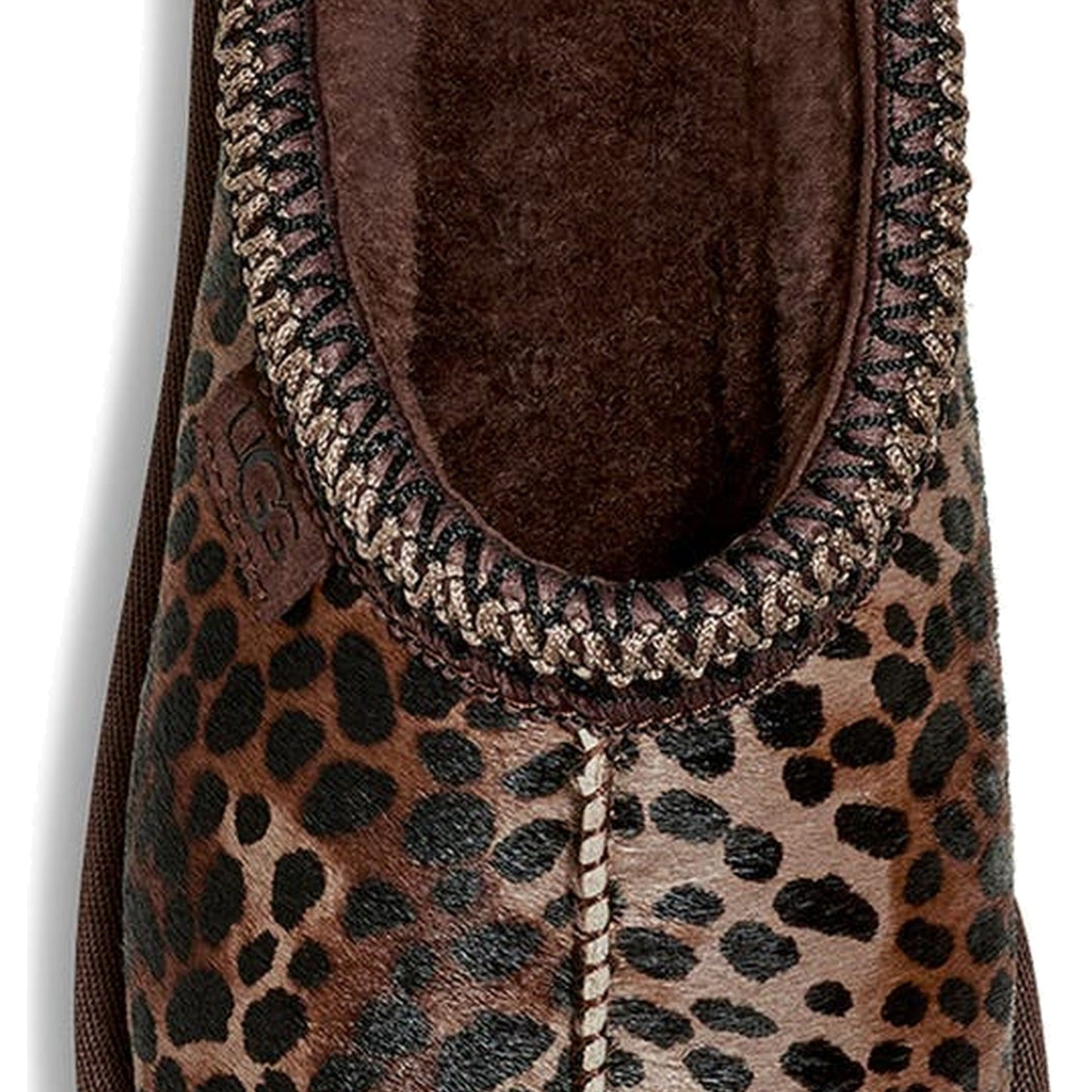 UGG Tasman Slipper Caspian Leopard Print Burnt Cedar (Women's)