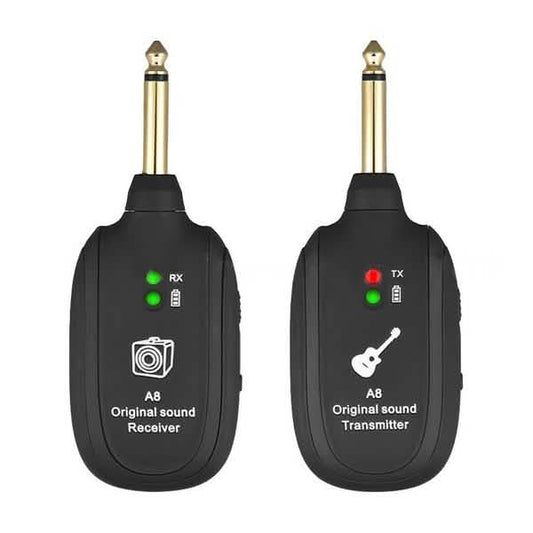UHF Guitar Wireless System Transmitter Receiver