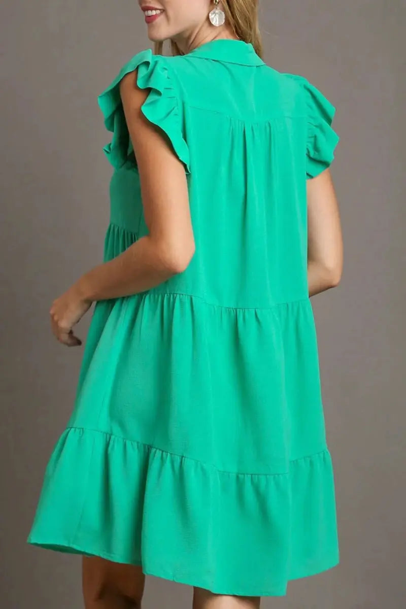 Dresses Trendsi Ruffle Dress Plus Size Women's Casual Mini Dress Comfy Fit