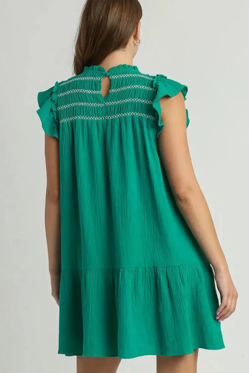 Dresses Trendsi Smocked Ruffle Dress Women's Plus Size Casual Dress Cute & Comfy