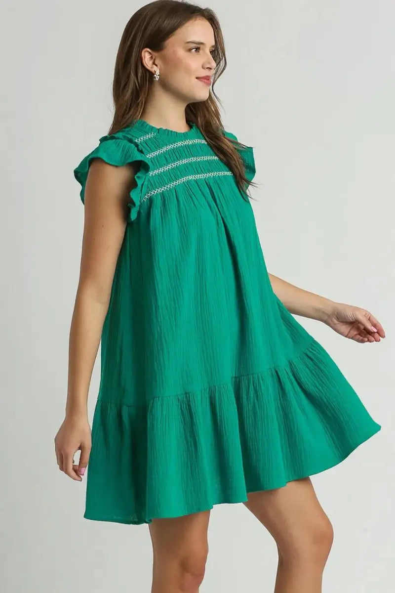 Dresses Trendsi Smocked Ruffle Dress Women's Plus Size Casual Dress Cute & Comfy