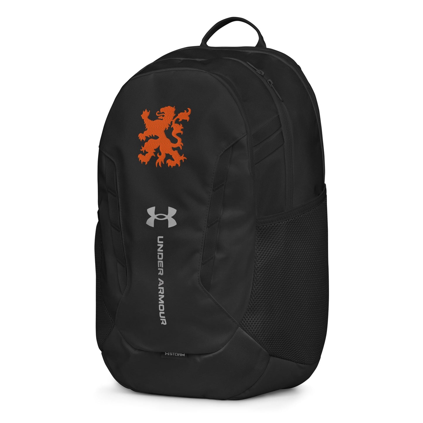 Dutch - back to school / work Under Armour® laptop backpack Orange embroidery