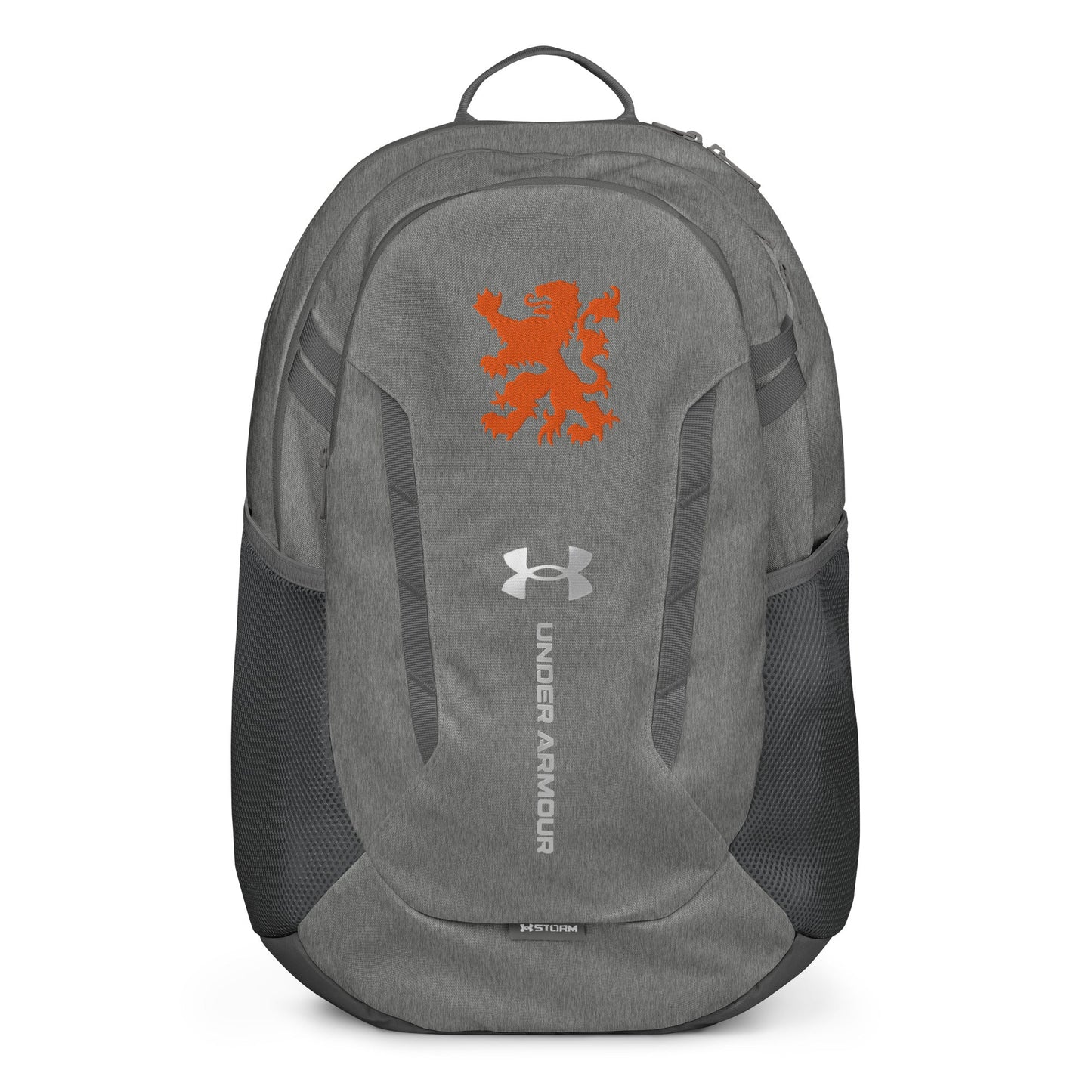Dutch - back to school / work Under Armour® laptop backpack Orange embroidery