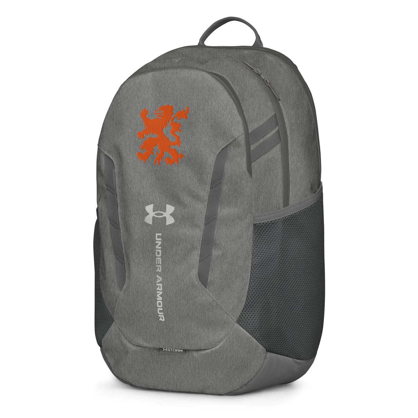 Dutch - back to school / work Under Armour® laptop backpack Orange embroidery