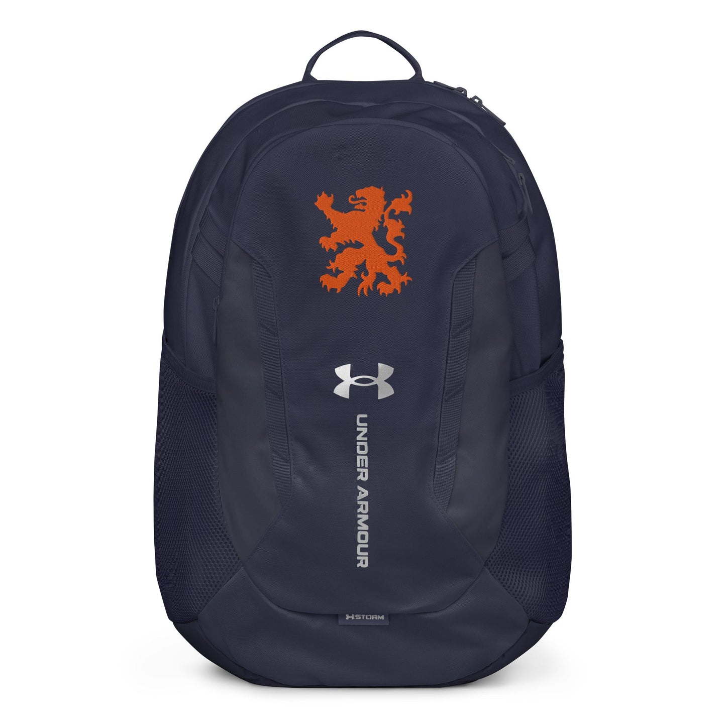 Dutch - back to school / work Under Armour® laptop backpack Orange embroidery