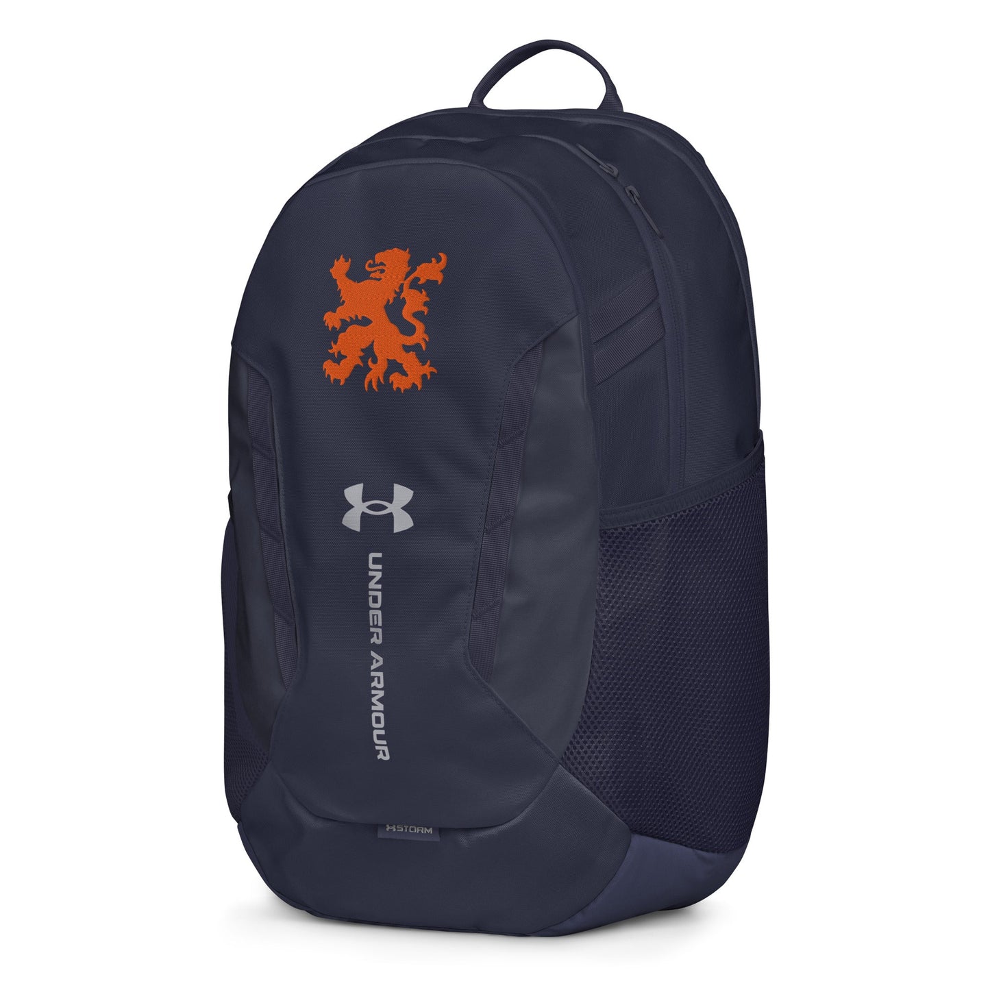 Dutch - back to school / work Under Armour® laptop backpack Orange embroidery