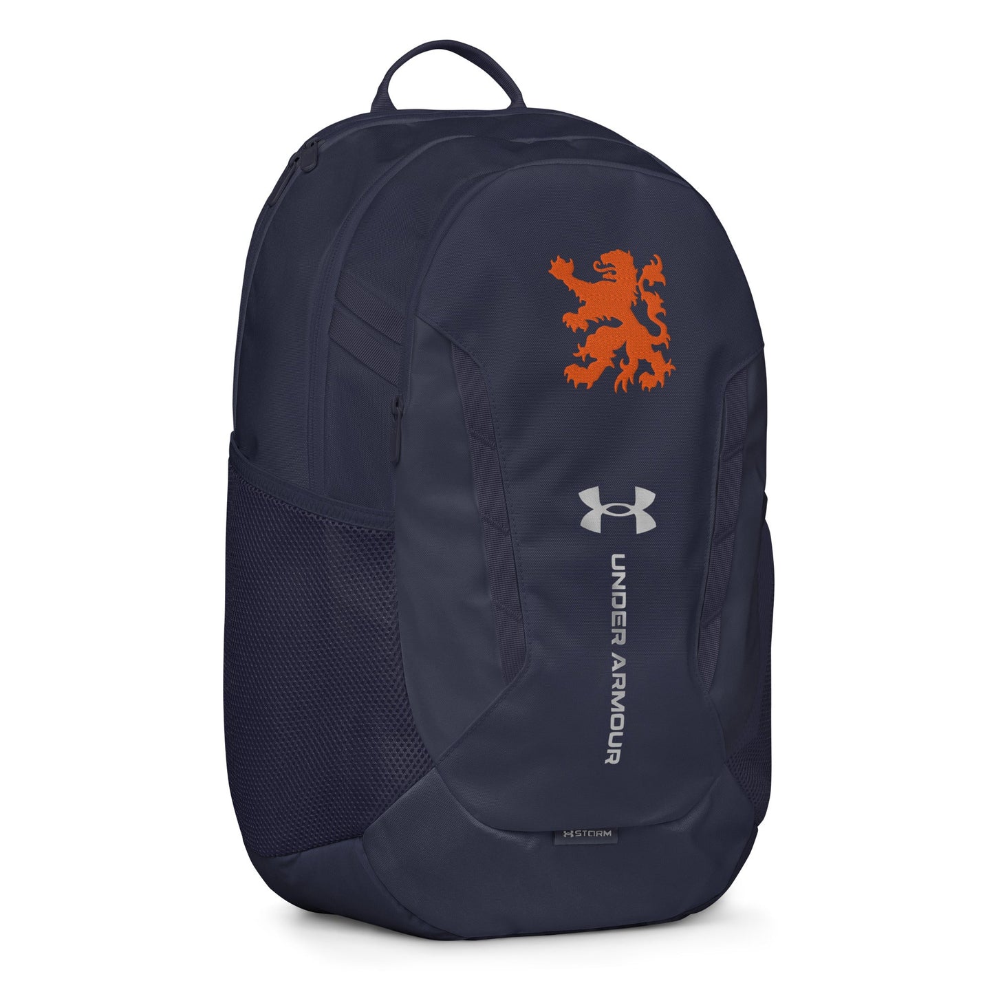 Dutch - back to school / work Under Armour® laptop backpack Orange embroidery