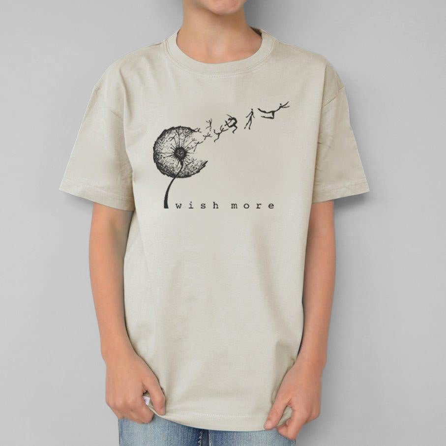 Camiseta infantil "Pide un deseo" de diente de león
