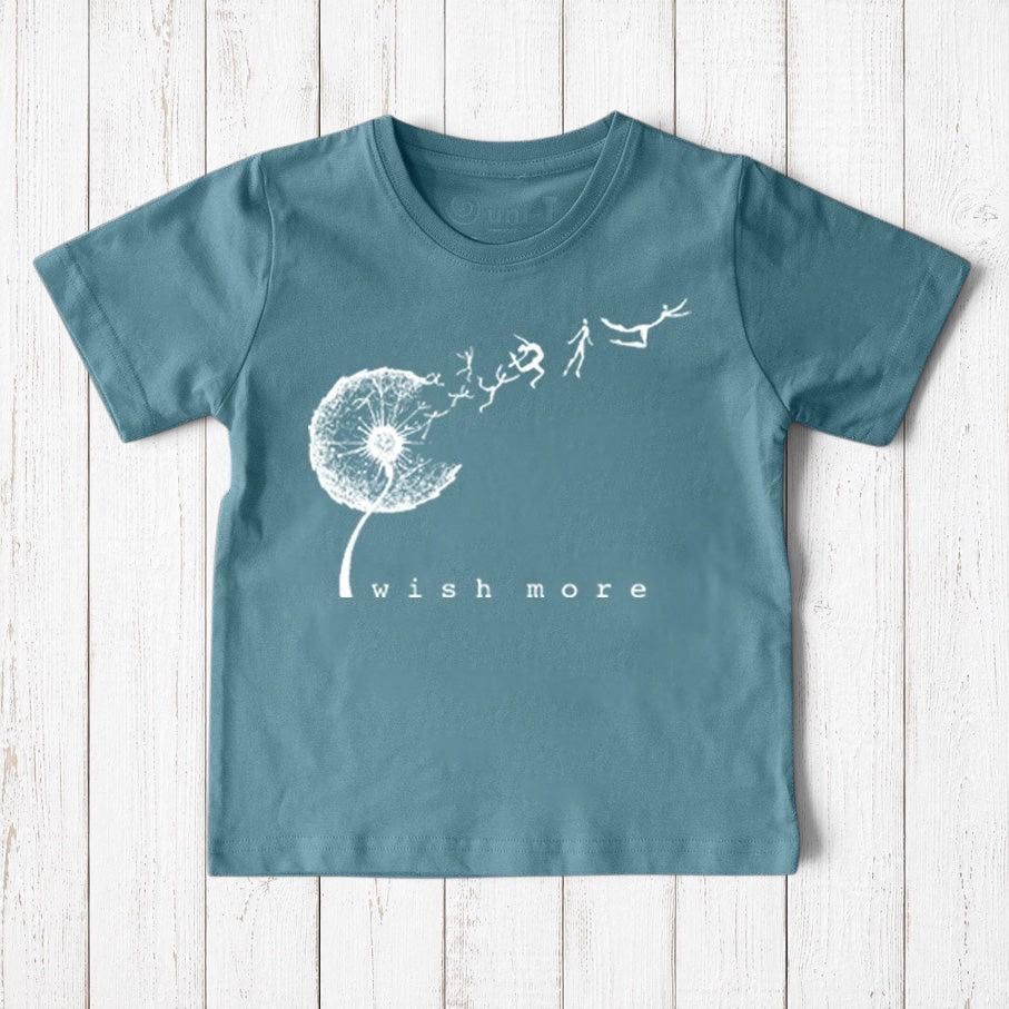 Camiseta infantil "Pide un deseo" de diente de león