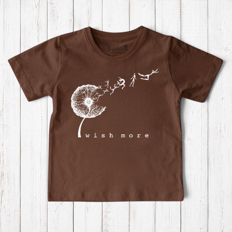 Camiseta infantil "Pide un deseo" de diente de león