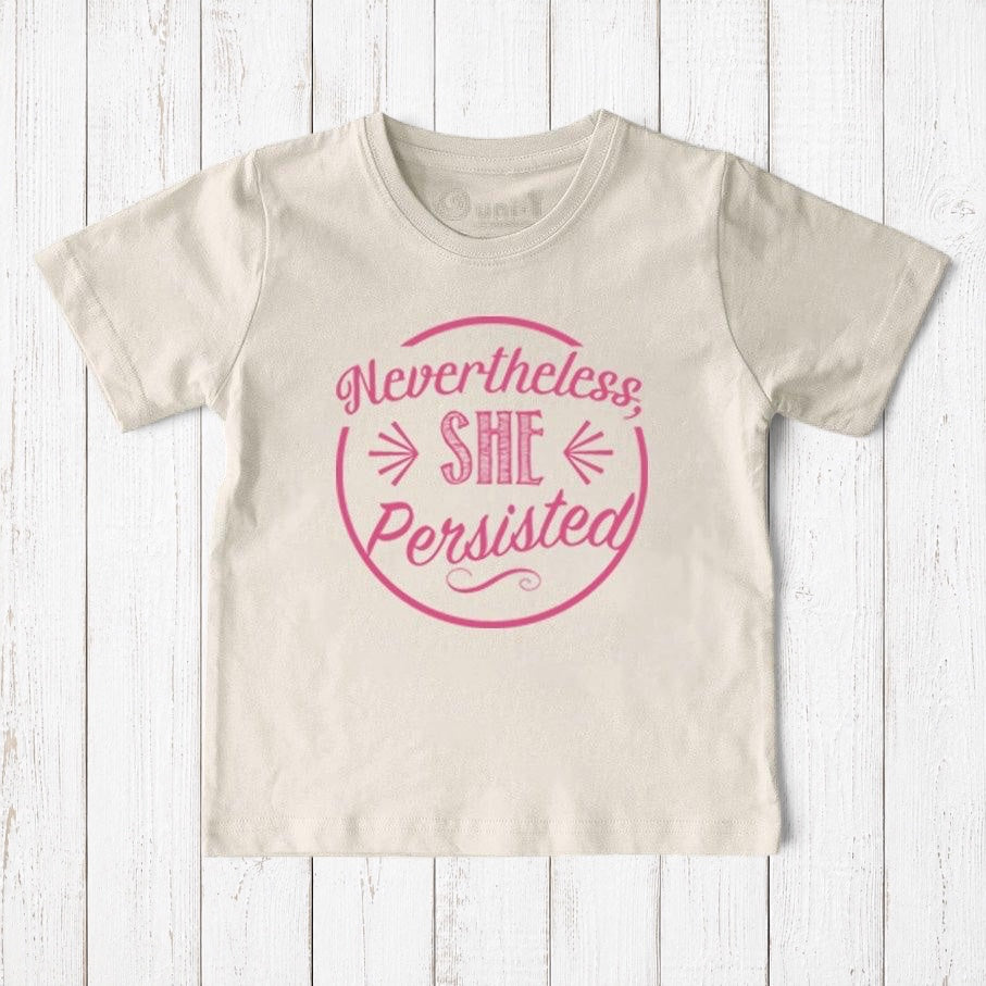 "Nevertheless, She Persisted" T-Shirt for Kids