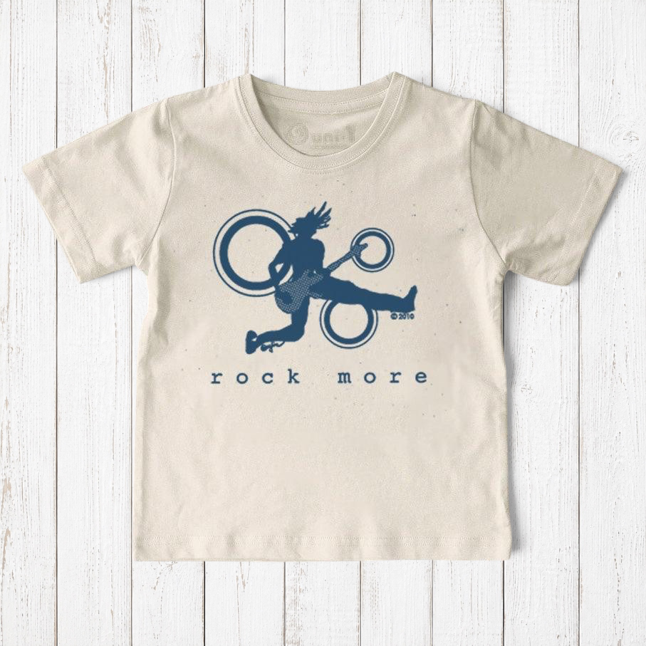 "Rock More" Guitar T-Shirt for Kids