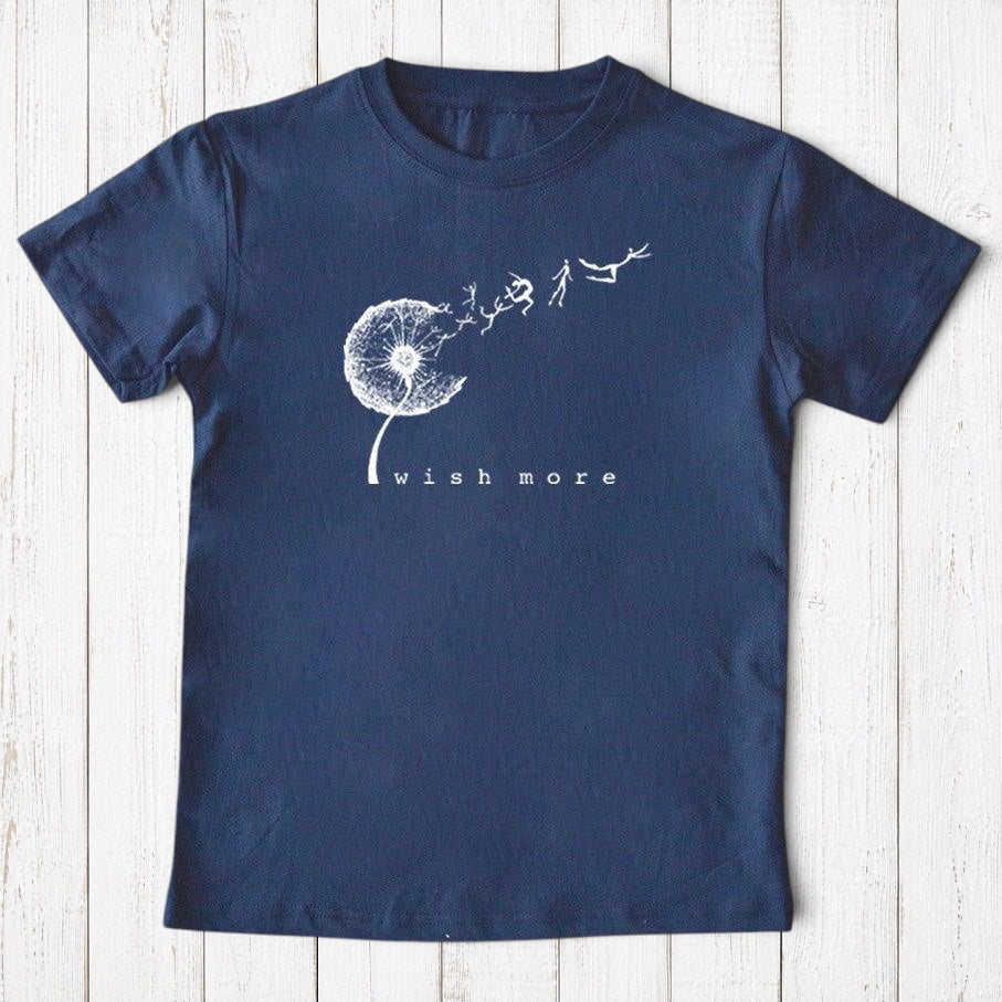Camiseta infantil "Pide un deseo" de diente de león