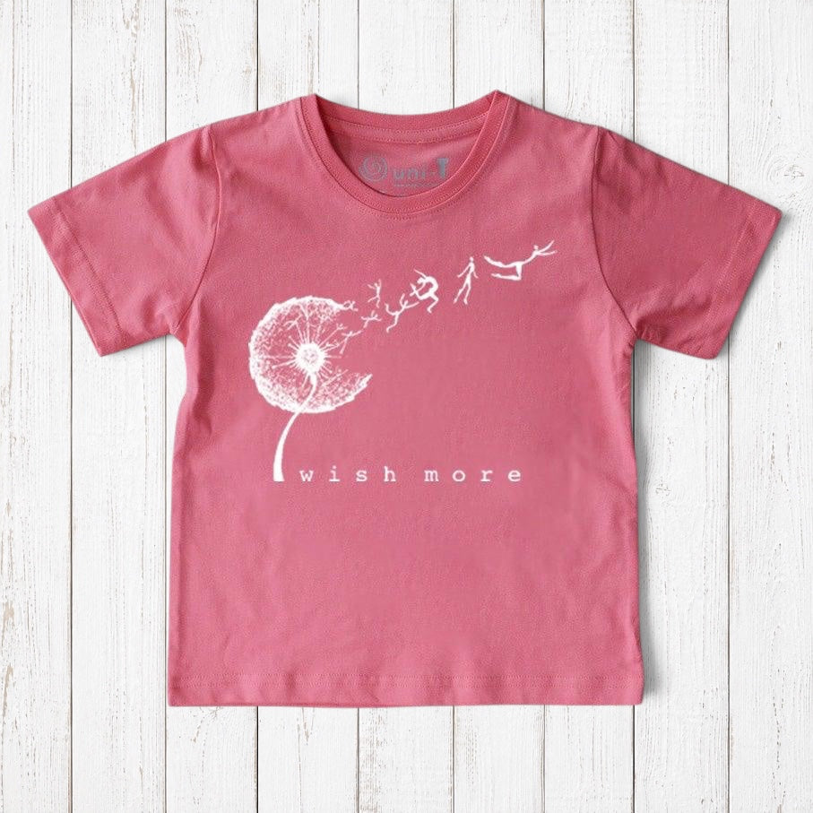 Camiseta infantil "Pide un deseo" de diente de león