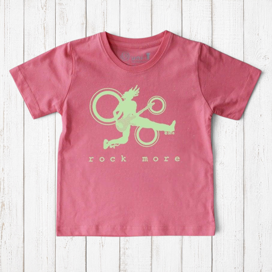 "Rock More" Guitar T-Shirt for Kids