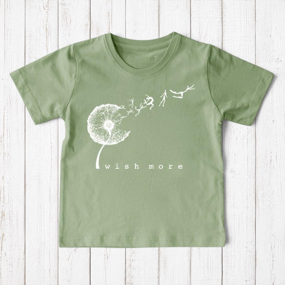 Camiseta infantil "Pide un deseo" de diente de león