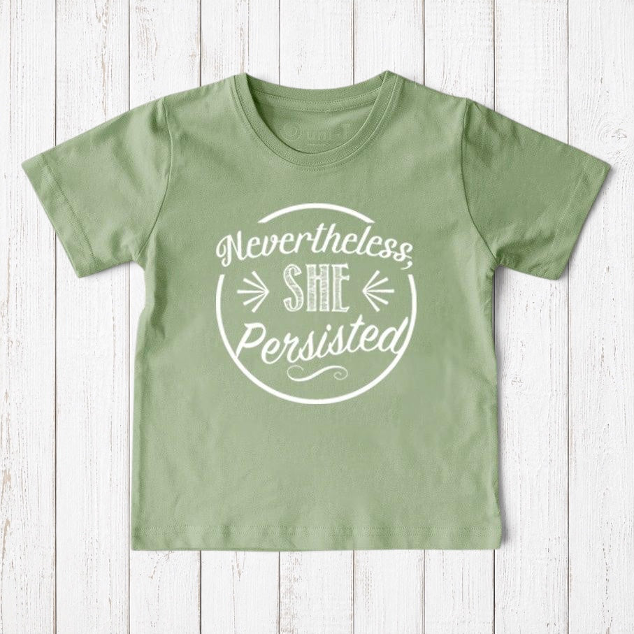 "Nevertheless, She Persisted" T-Shirt for Kids