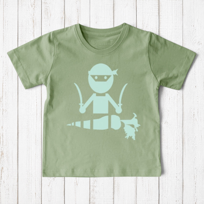 "Veggie Ninja" T-Shirt for Kids
