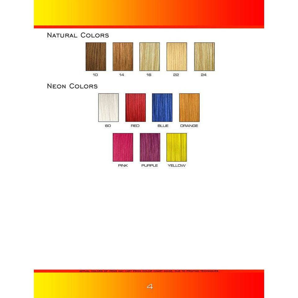 Unique Splash String Hairpiece