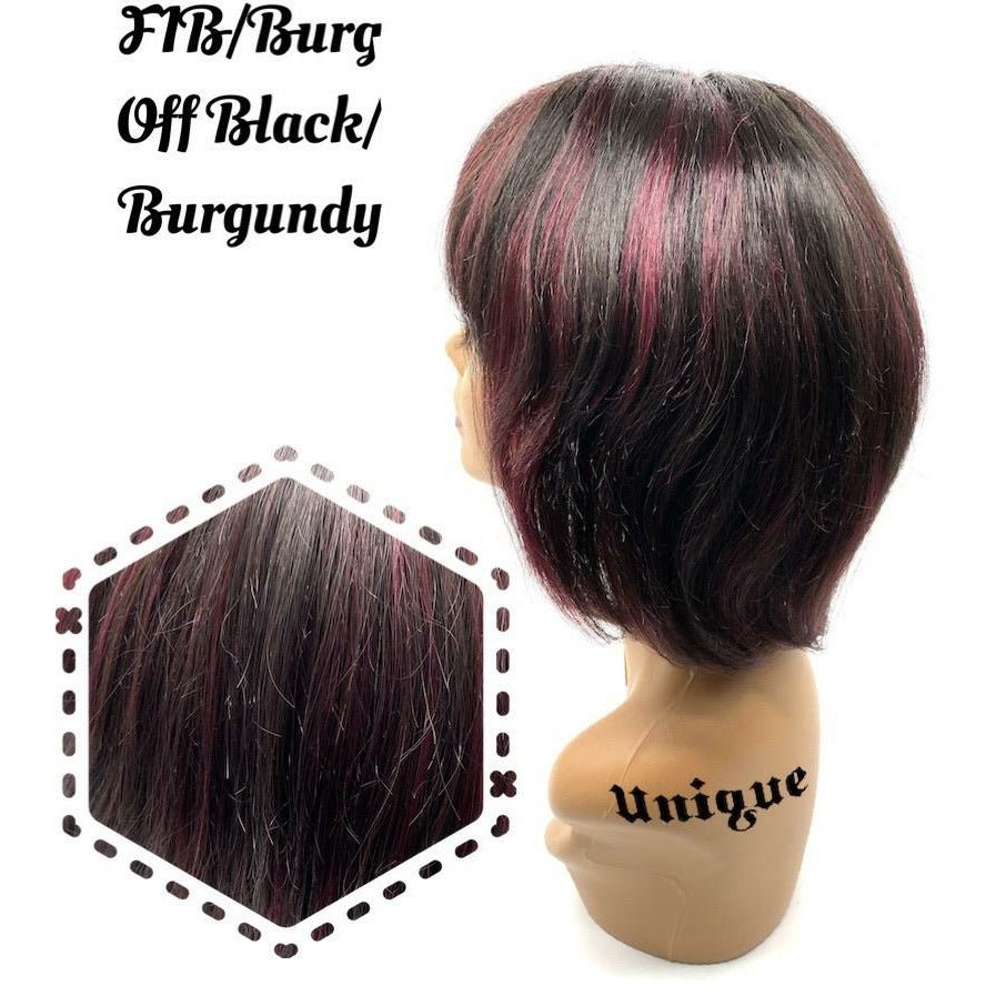 Unique 100% Human Hair Full Wig Style T Hairpiece
