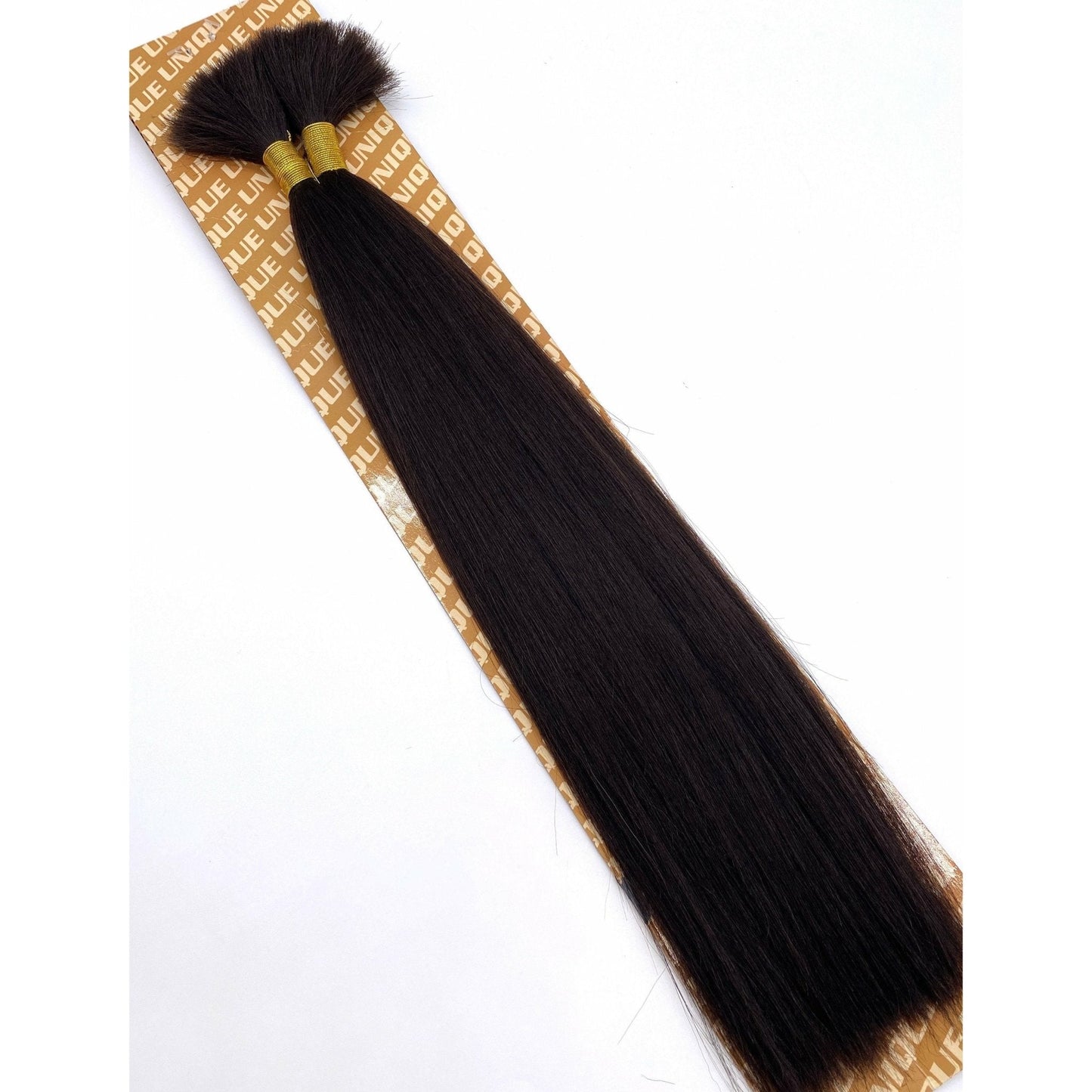 Unique's Yaki Bulk 100% Human Hair 16" Hair Extensions, New With Tags