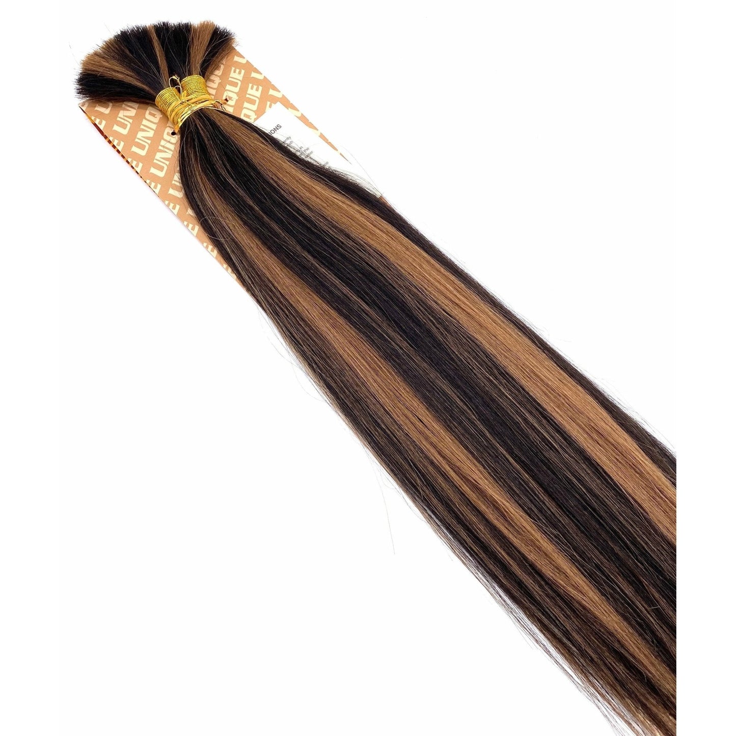 Unique's Yaki Bulk 100% Human Hair 18" Hair Extensions, New With Tags
