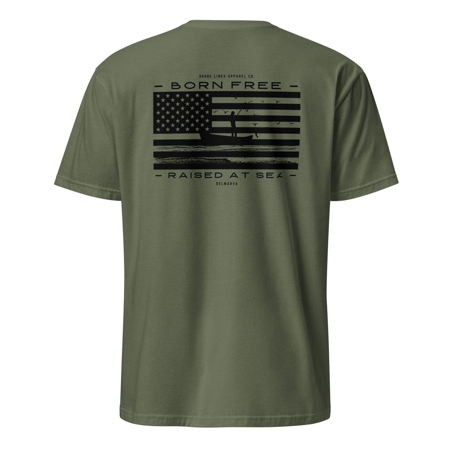 Born Free Raised at Sea | Short Sleeve