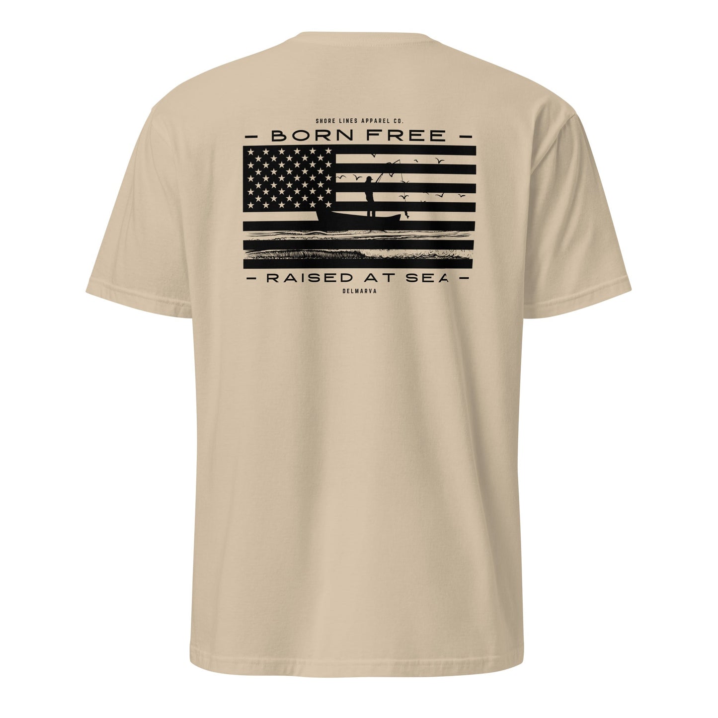 Born Free Raised at Sea | Short Sleeve