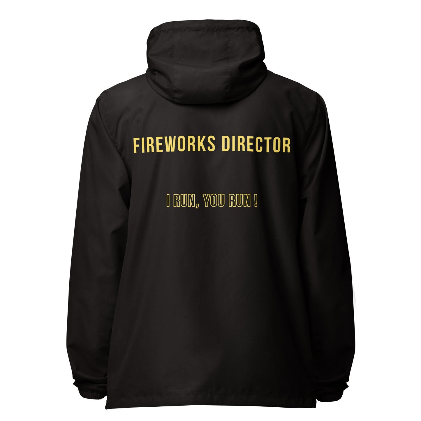 Fireworks Director - lightweight zip up windbreaker