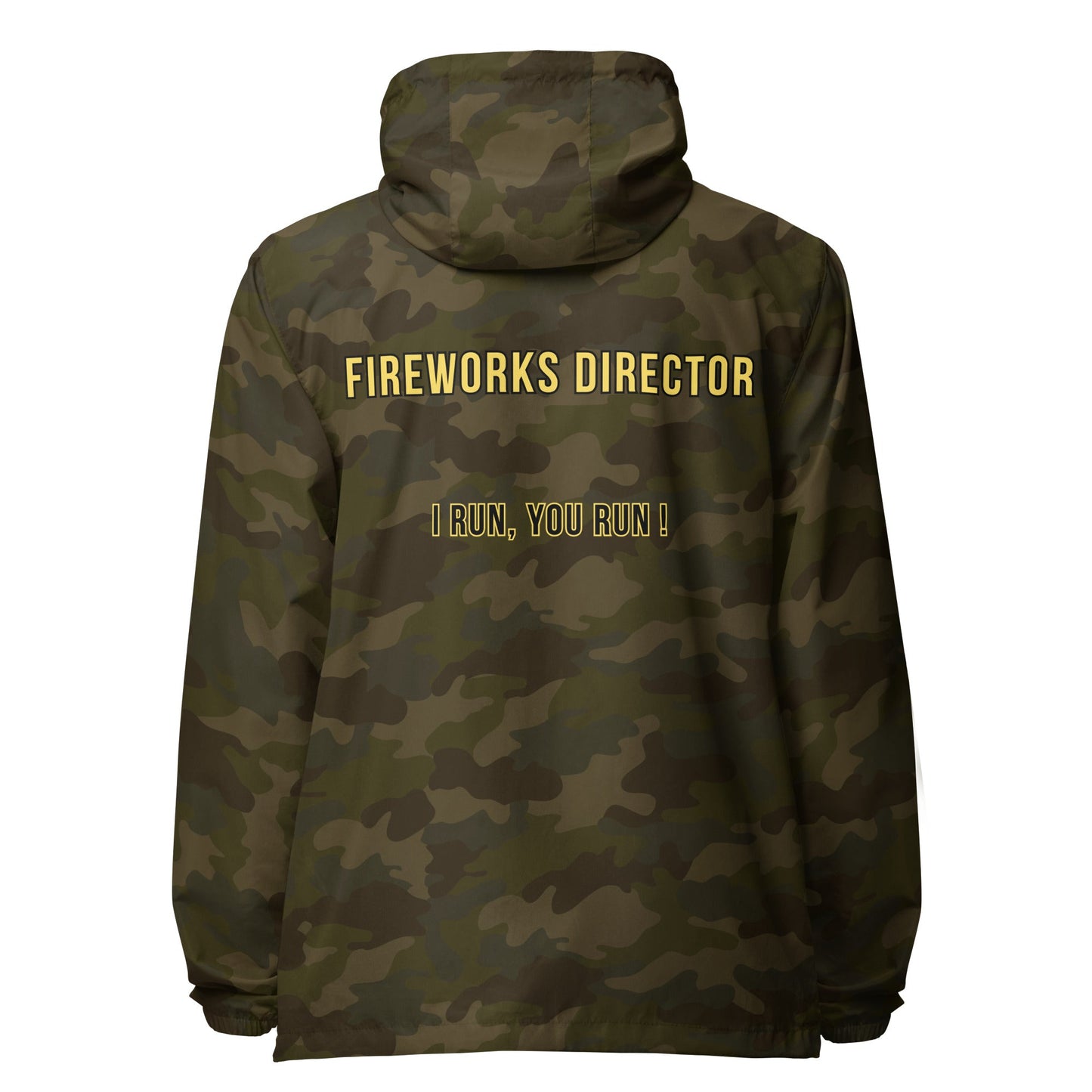 Fireworks Director - lightweight zip up windbreaker