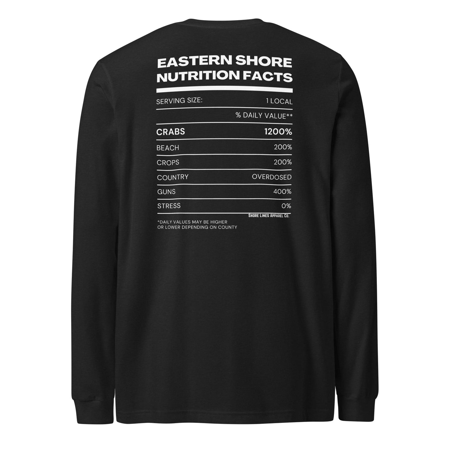 Nutrition Facts | Long Sleeve