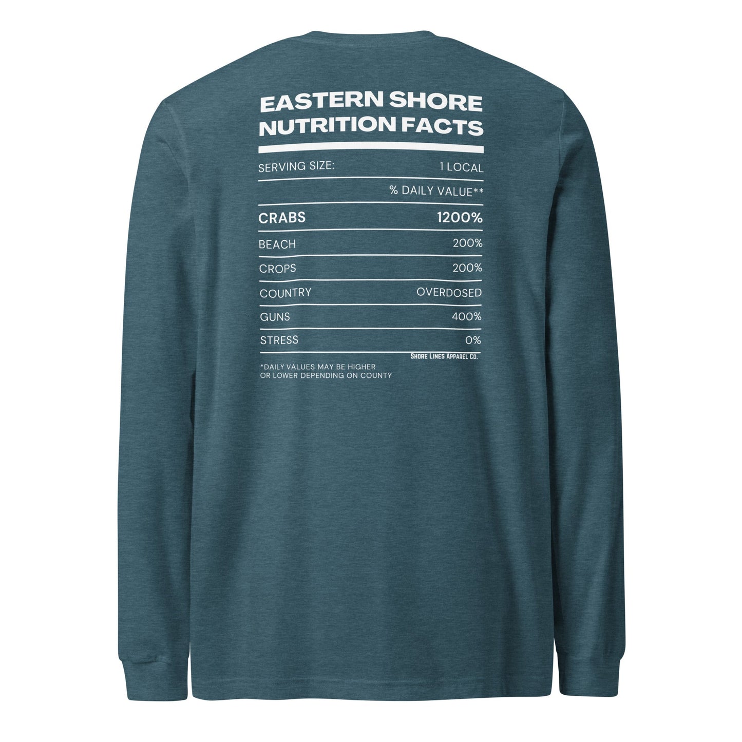 Nutrition Facts | Long Sleeve
