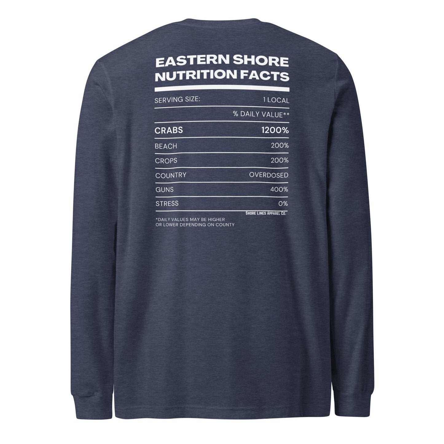 Nutrition Facts | Long Sleeve