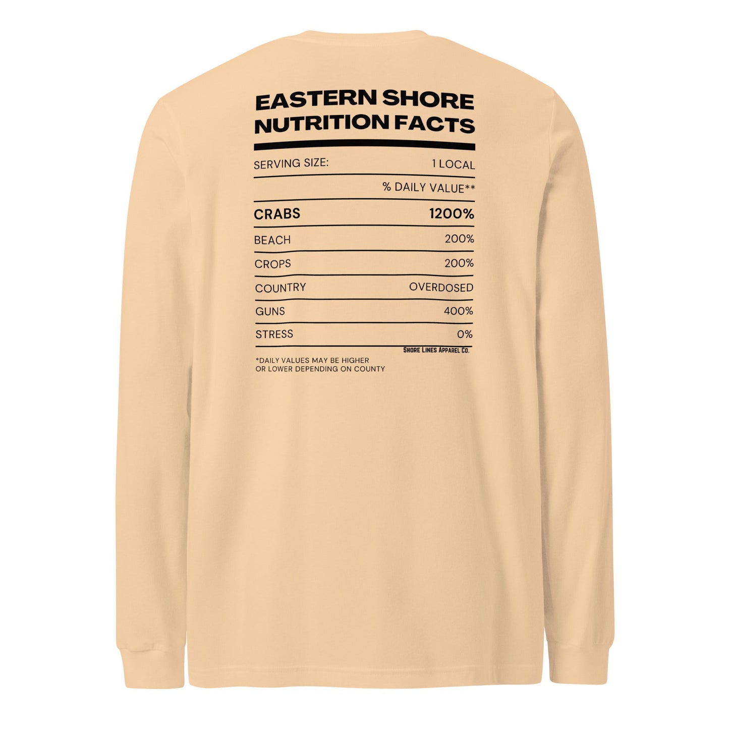 Nutrition Facts | Long Sleeve