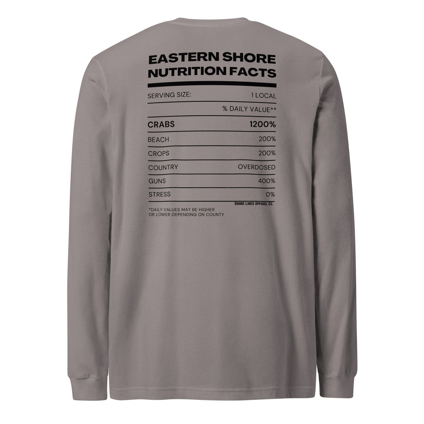 Nutrition Facts | Long Sleeve