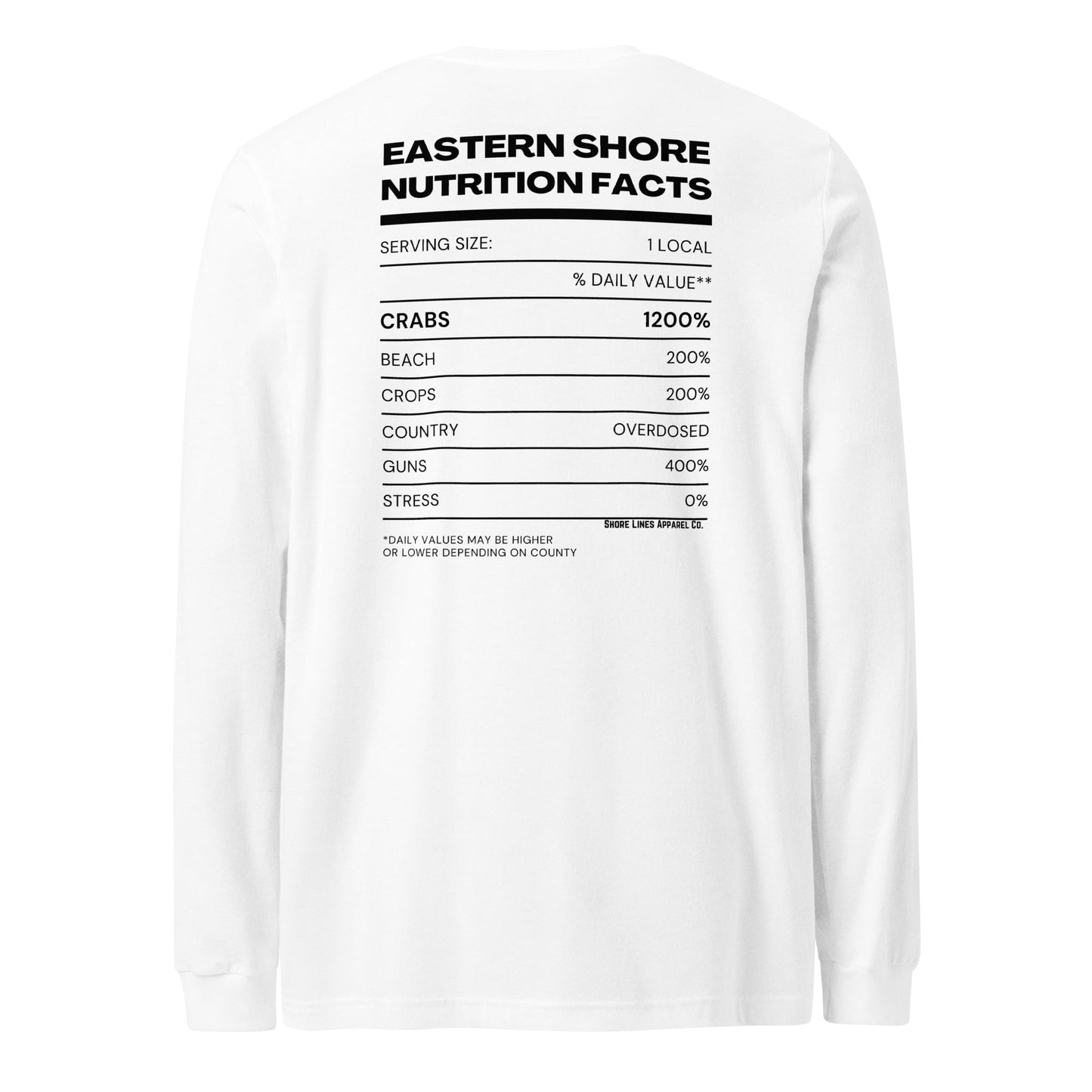 Nutrition Facts | Long Sleeve