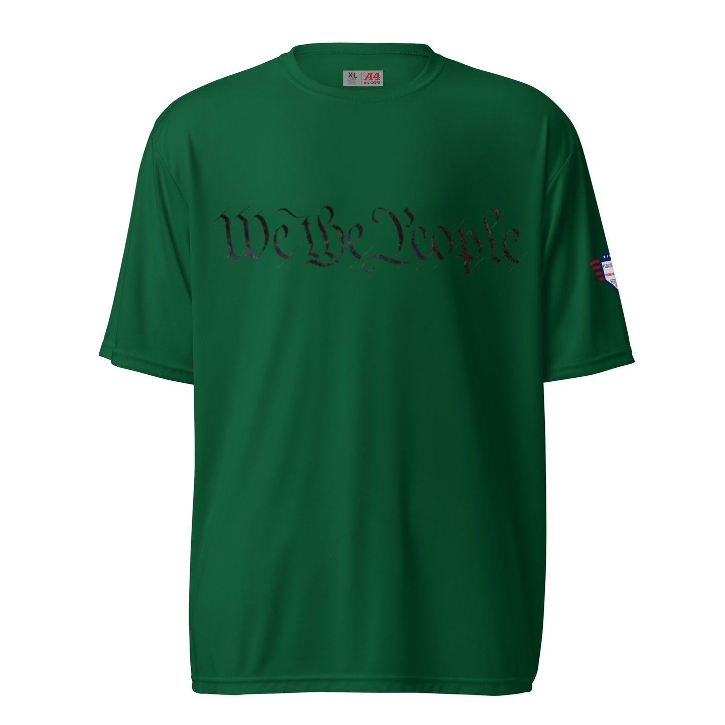 We the People easter-egg QR Code - Trump Dance - Unisex performance crew neck t-shirt