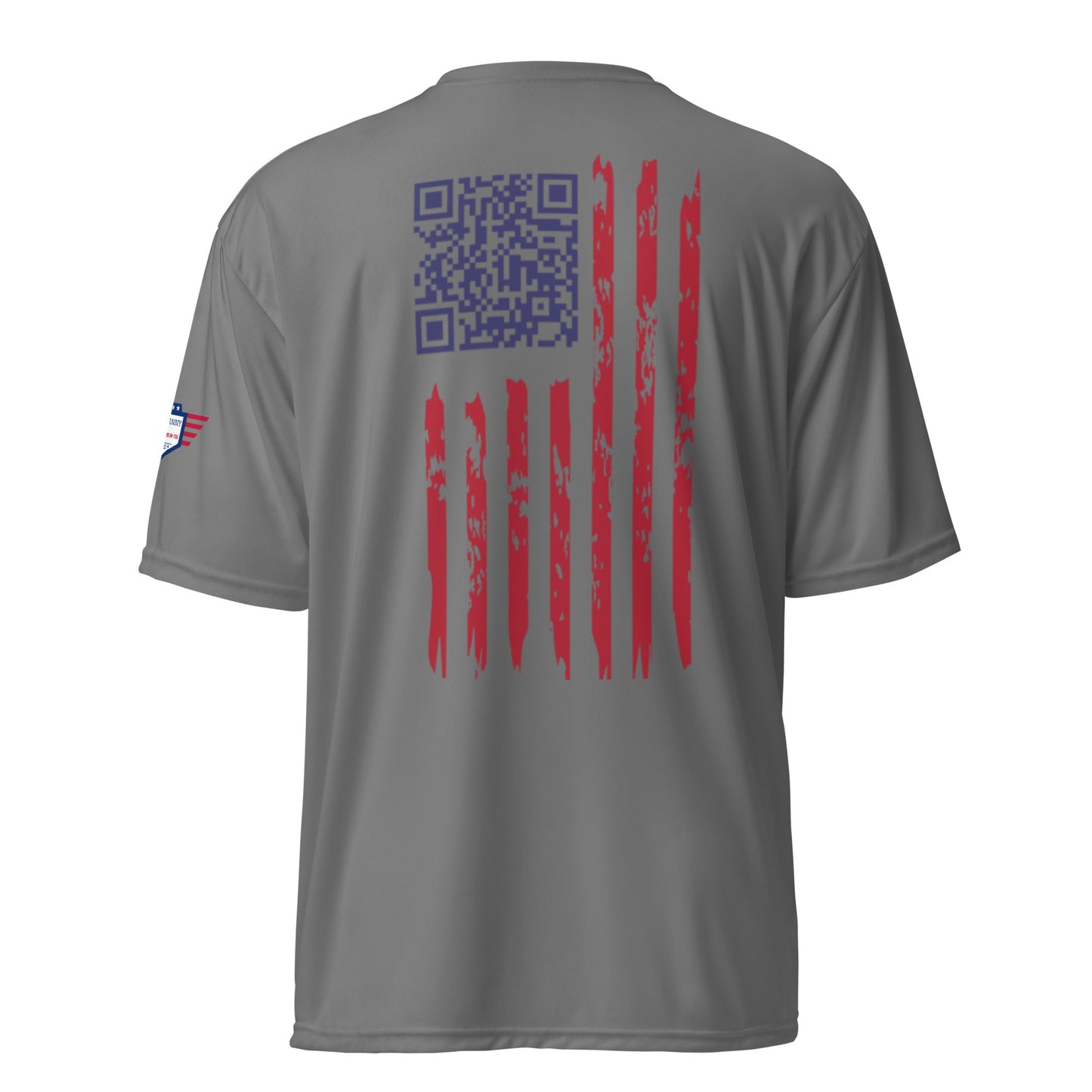 We the People easter-egg QR Code - Trump Dance - Unisex performance crew neck t-shirt