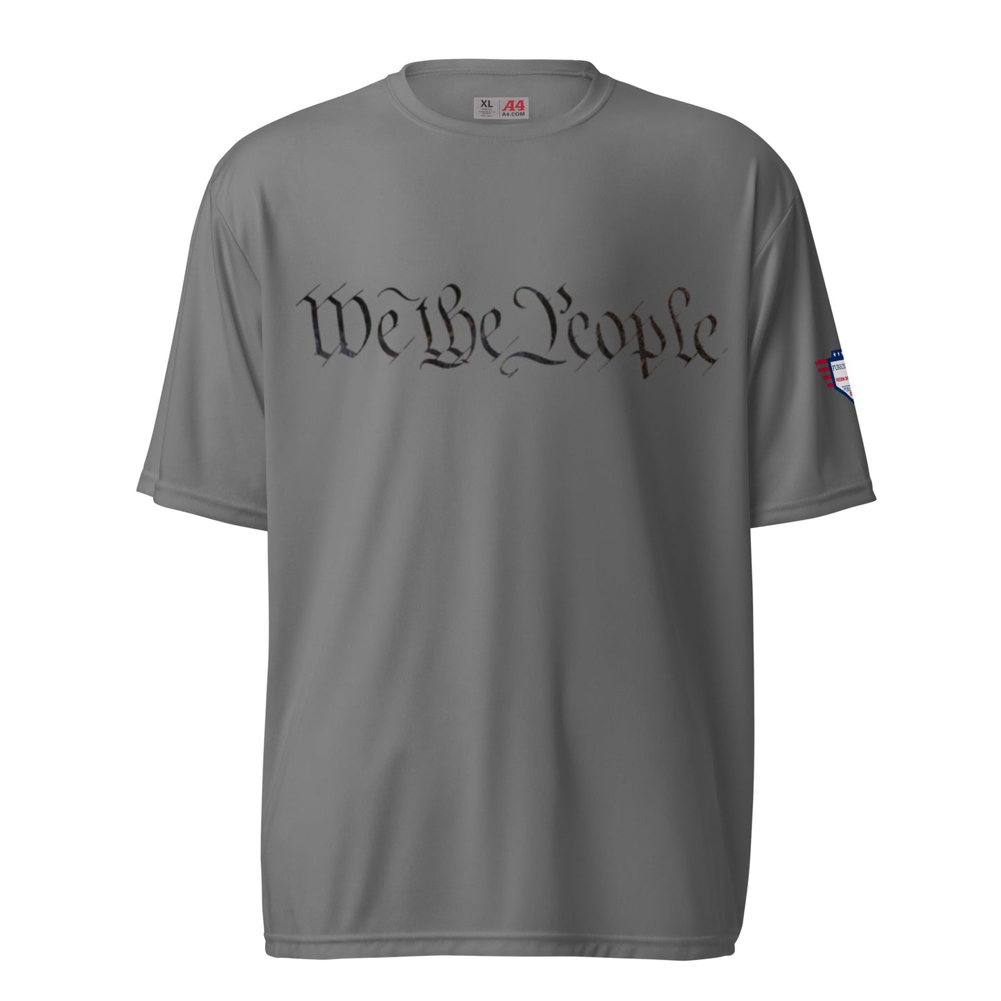 We the People easter-egg QR Code - Trump Dance - Unisex performance crew neck t-shirt