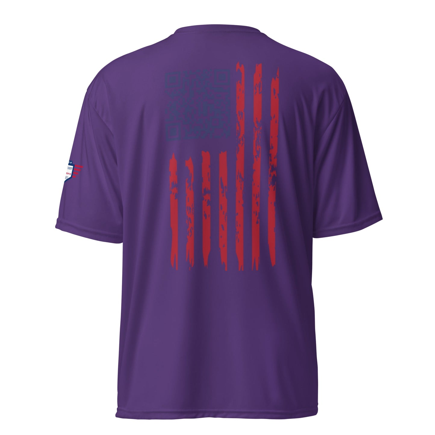 We the People easter-egg QR Code - Trump Dance - Unisex performance crew neck t-shirt