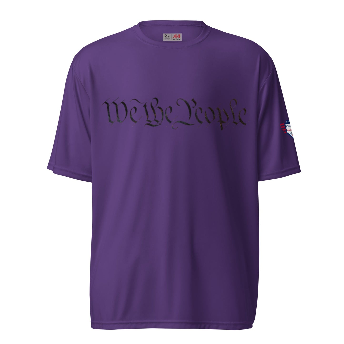 We the People easter-egg QR Code - Trump Dance - Unisex performance crew neck t-shirt