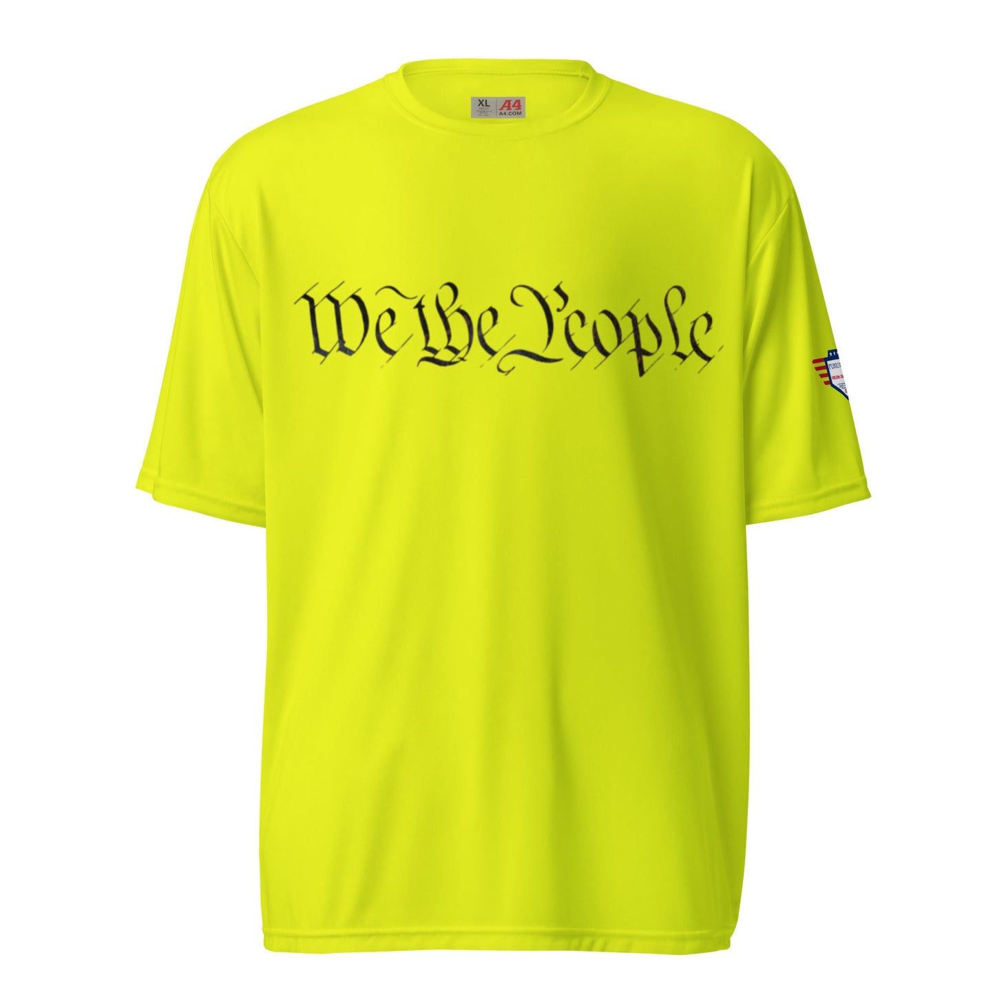 Nosotros el Pueblo - Camiseta de rendimiento unisex con cuello redondo