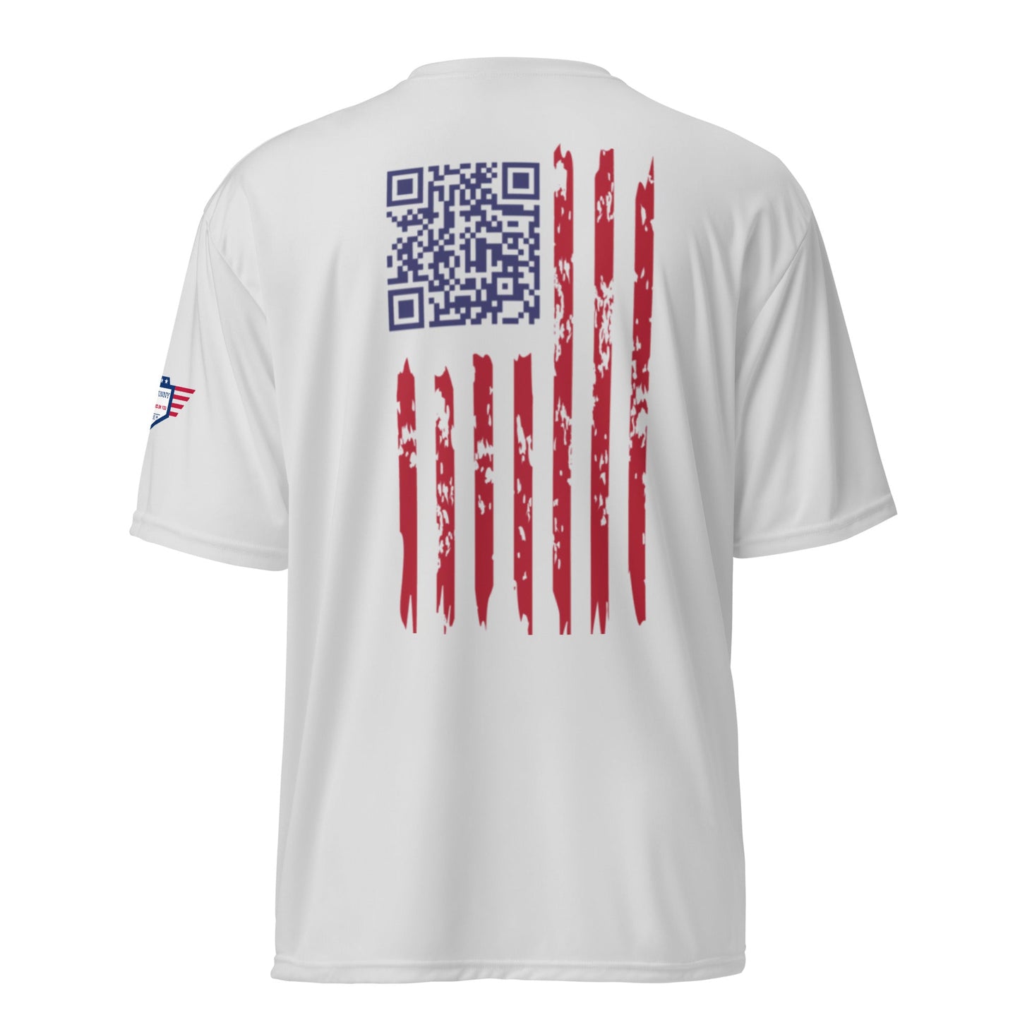 We the People easter-egg QR Code - Trump Dance - Unisex performance crew neck t-shirt