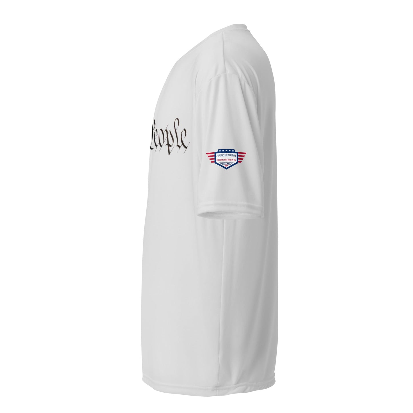 Nosotros el Pueblo - Camiseta de rendimiento unisex con cuello redondo